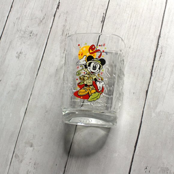 Vintage Walt Disney World Mickey Mouse Drinking Glass 2000 Millennium - Picture 8 of 11